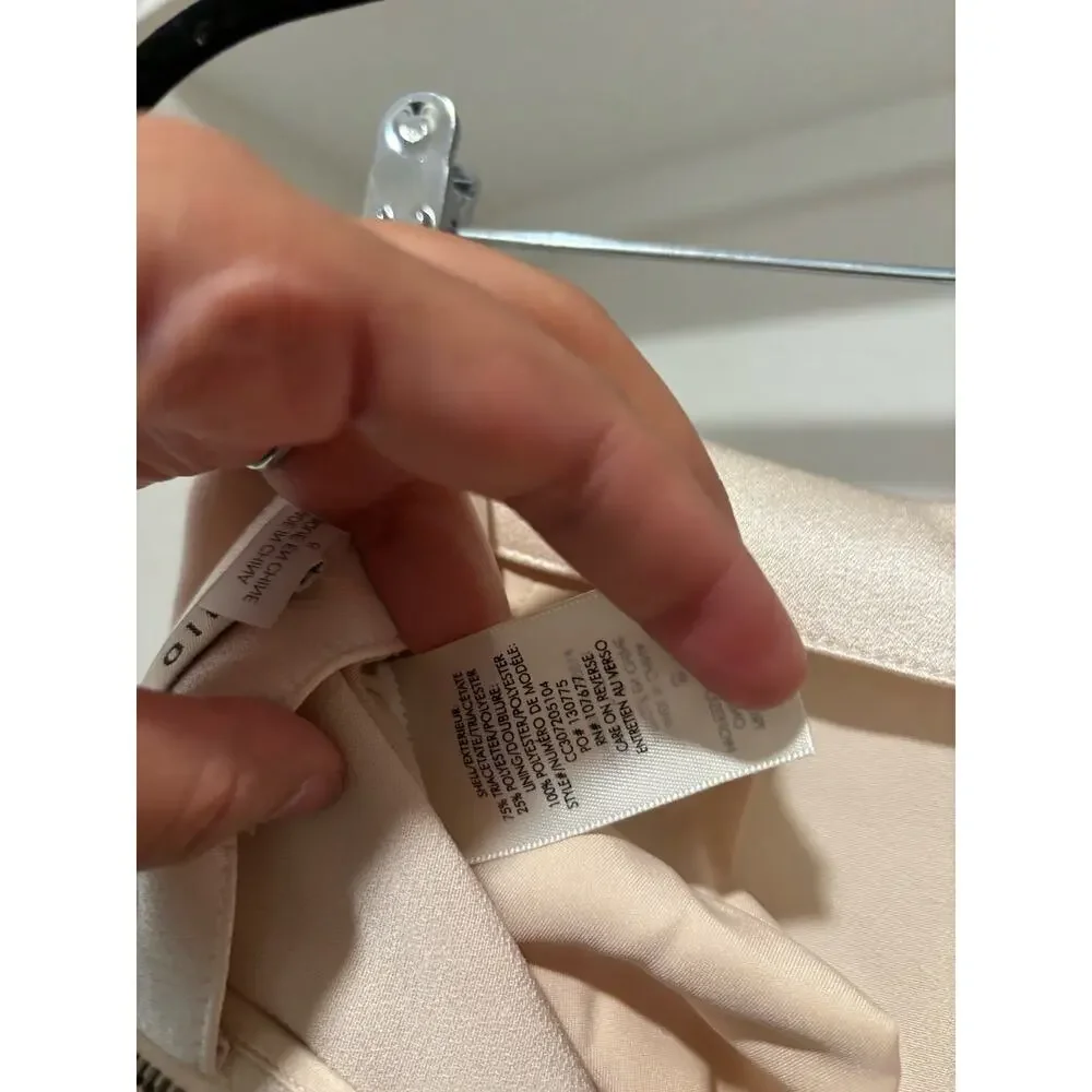 ALICE + OLIVIA JESSIE SLIM PANT in Champagne Sz 6 - Picture 13 of 13